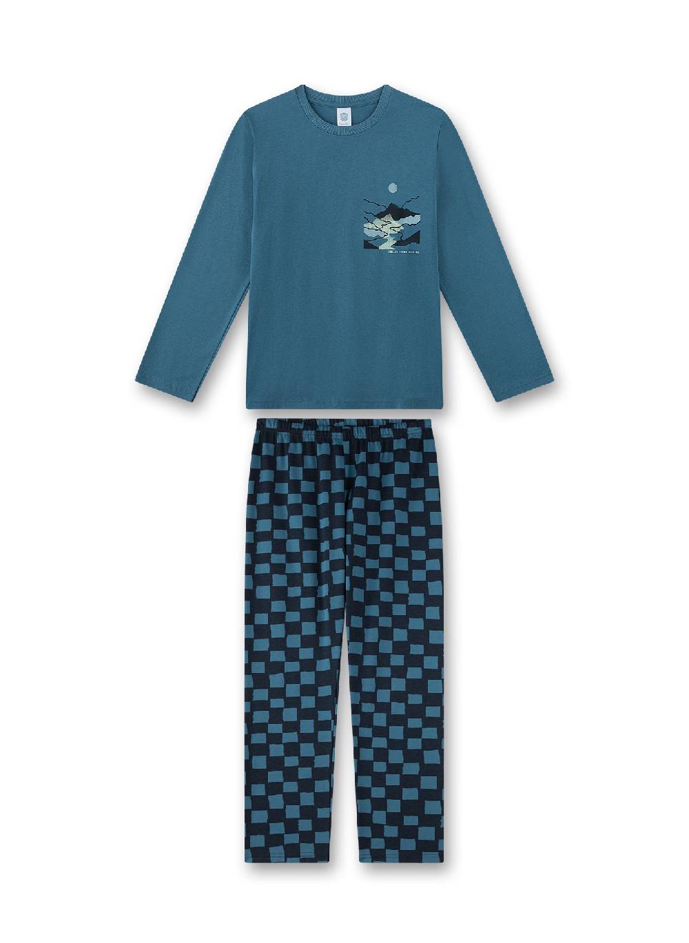 Sanetta Jungen-Schlafanzug lang Blau