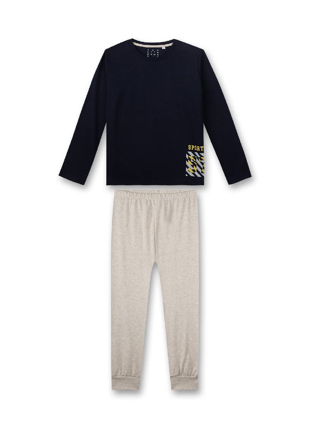Sanetta Jungen-Schlafanzug lang Dunkelblau