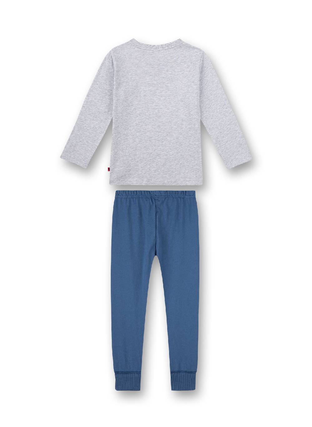 Sanetta Jungen-Schlafanzug Lang Graumelange