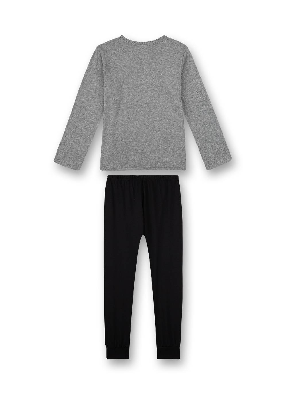 Sanetta Jungen-Schlafanzug Lang Graumelange Skate
