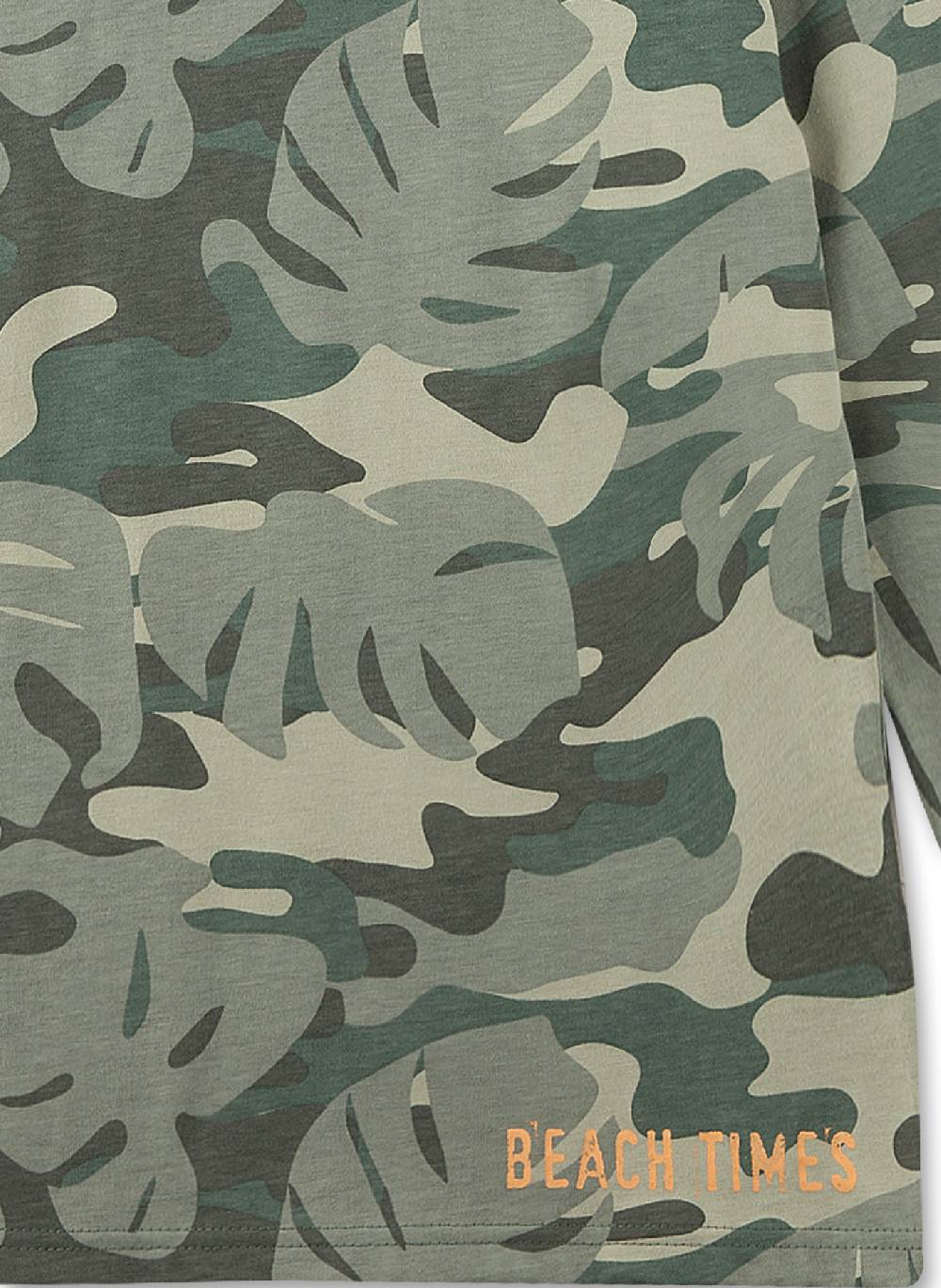 Sanetta Jungen-Schlafanzug Lang Grün