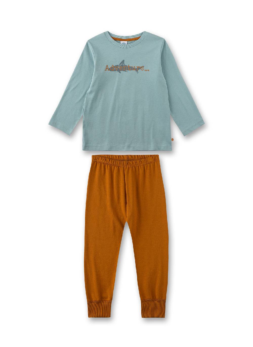 Sanetta Jungen-Schlafanzug lang Hellblau