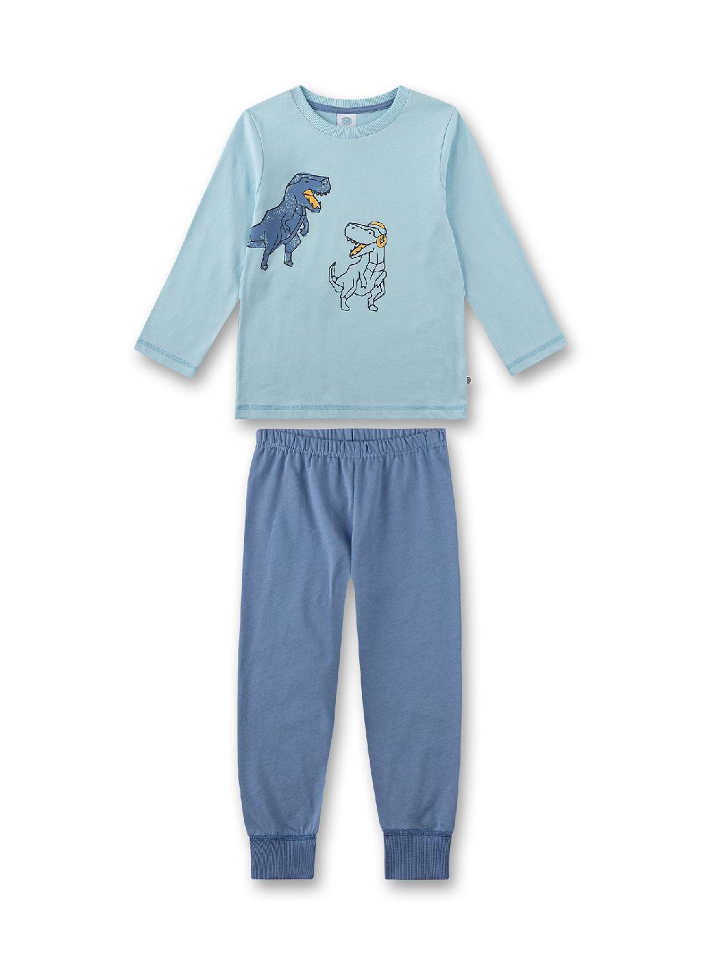 Sanetta Jungen-Schlafanzug lang Hellblau