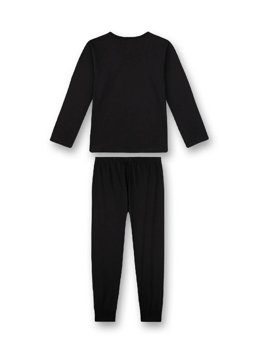 Sanetta Jungen-Schlafanzug Lang Schwarz