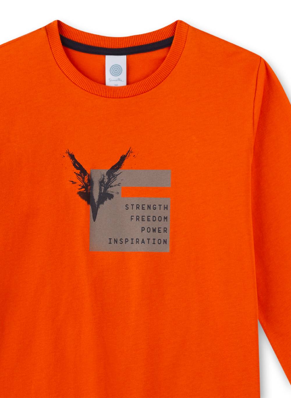 Sanetta Jungen-Schlafanzug Orange