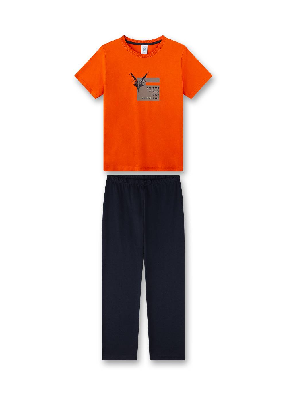 Sanetta Jungen-Schlafanzug Orange