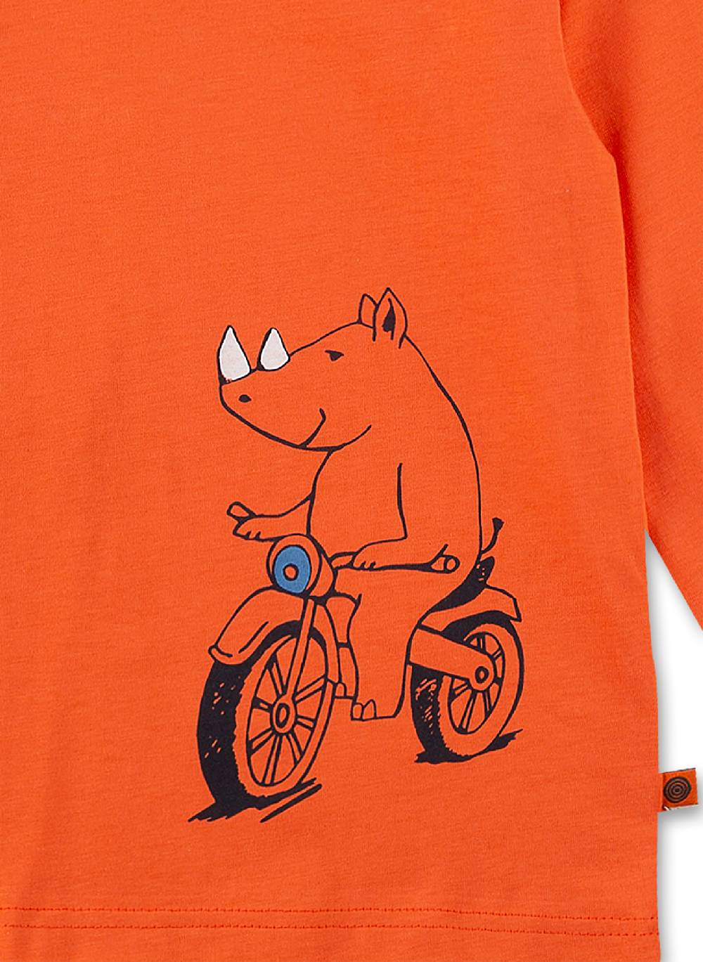 Sanetta Jungen-Schlafanzug Orange