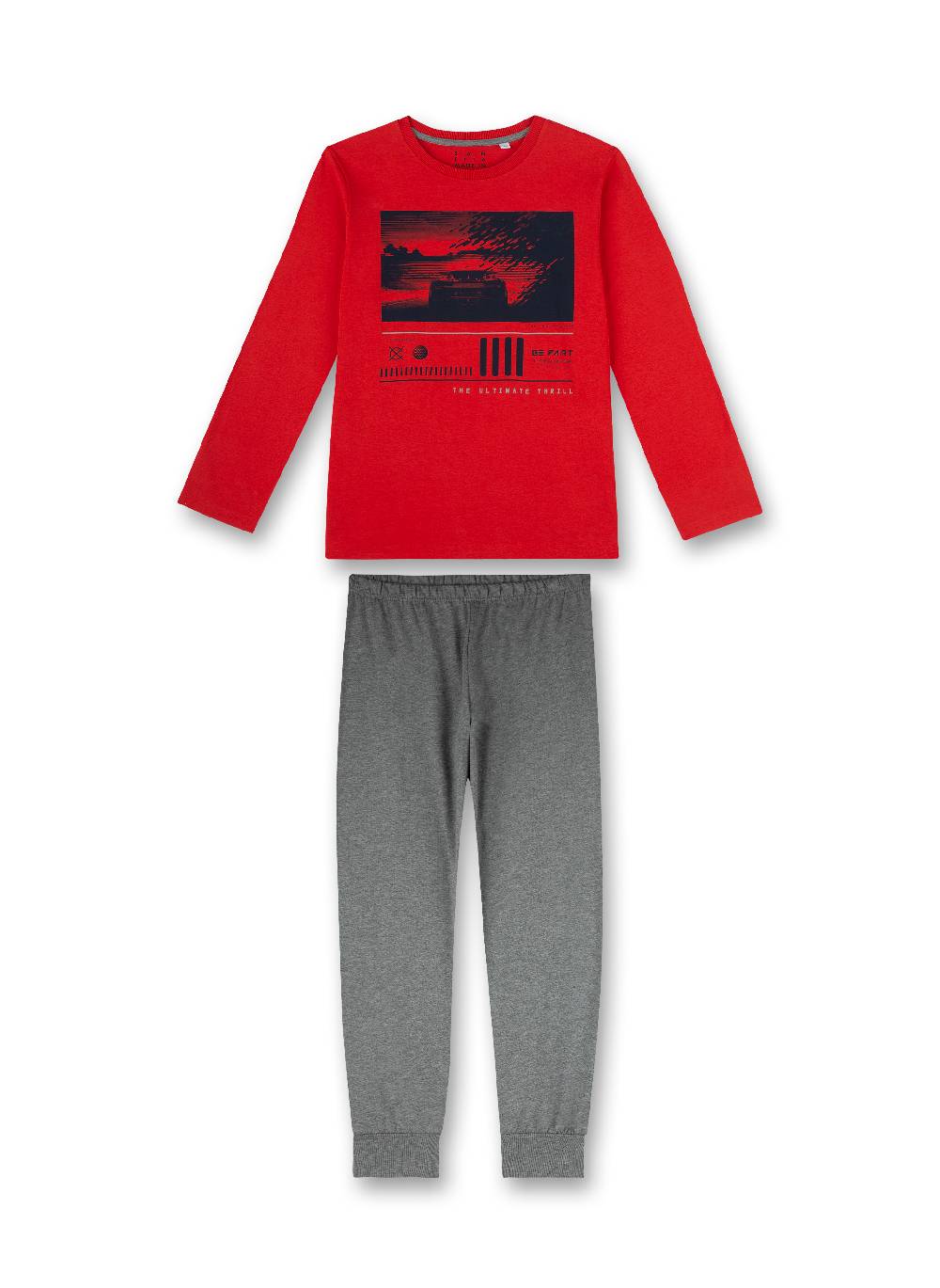 Sanetta Jungen-Schlafanzug Rot