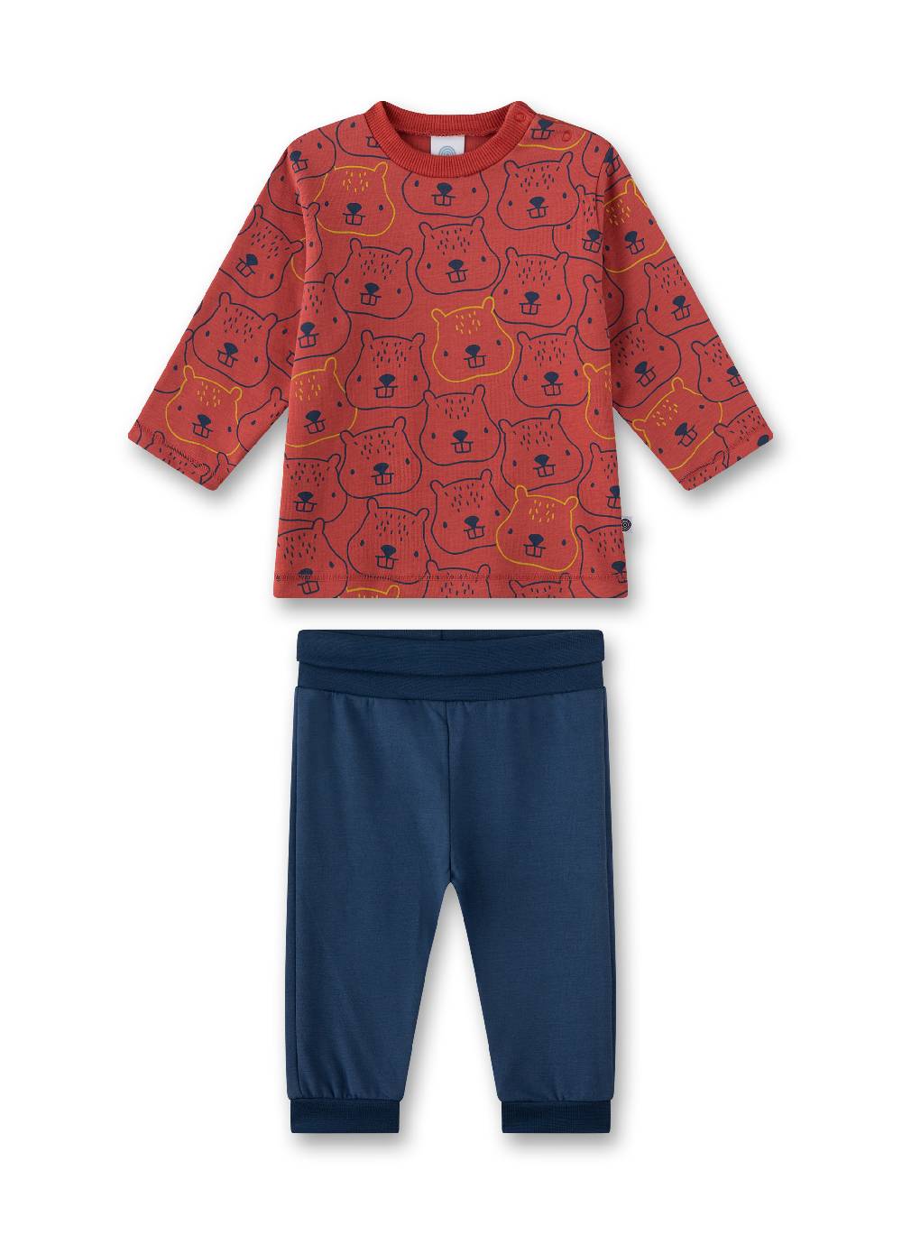 Sanetta Jungen-Schlafanzug Rot