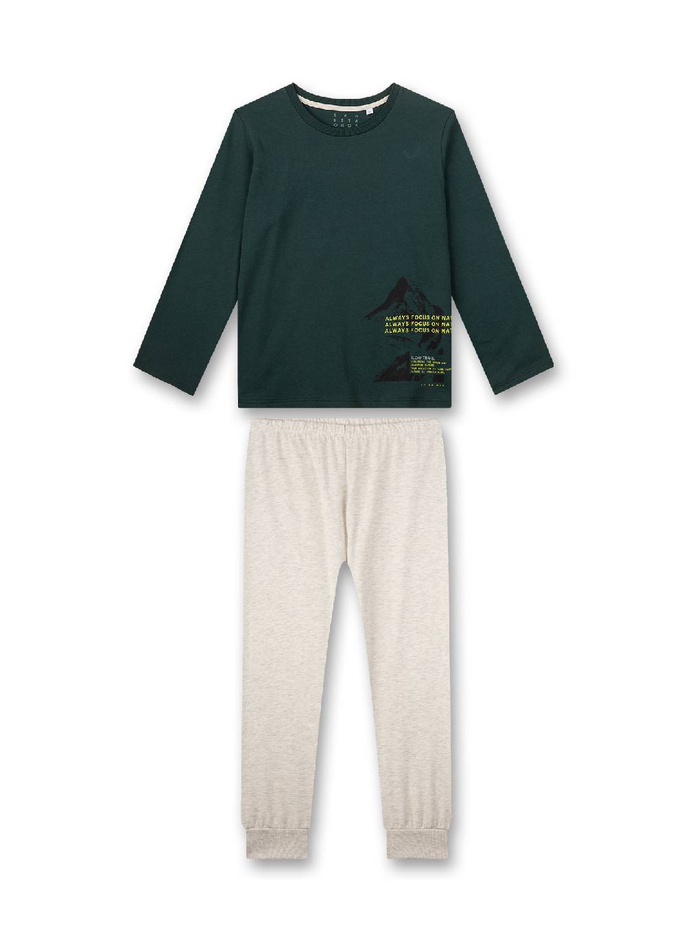 Sanetta Jungen-Schlfanzug Grün