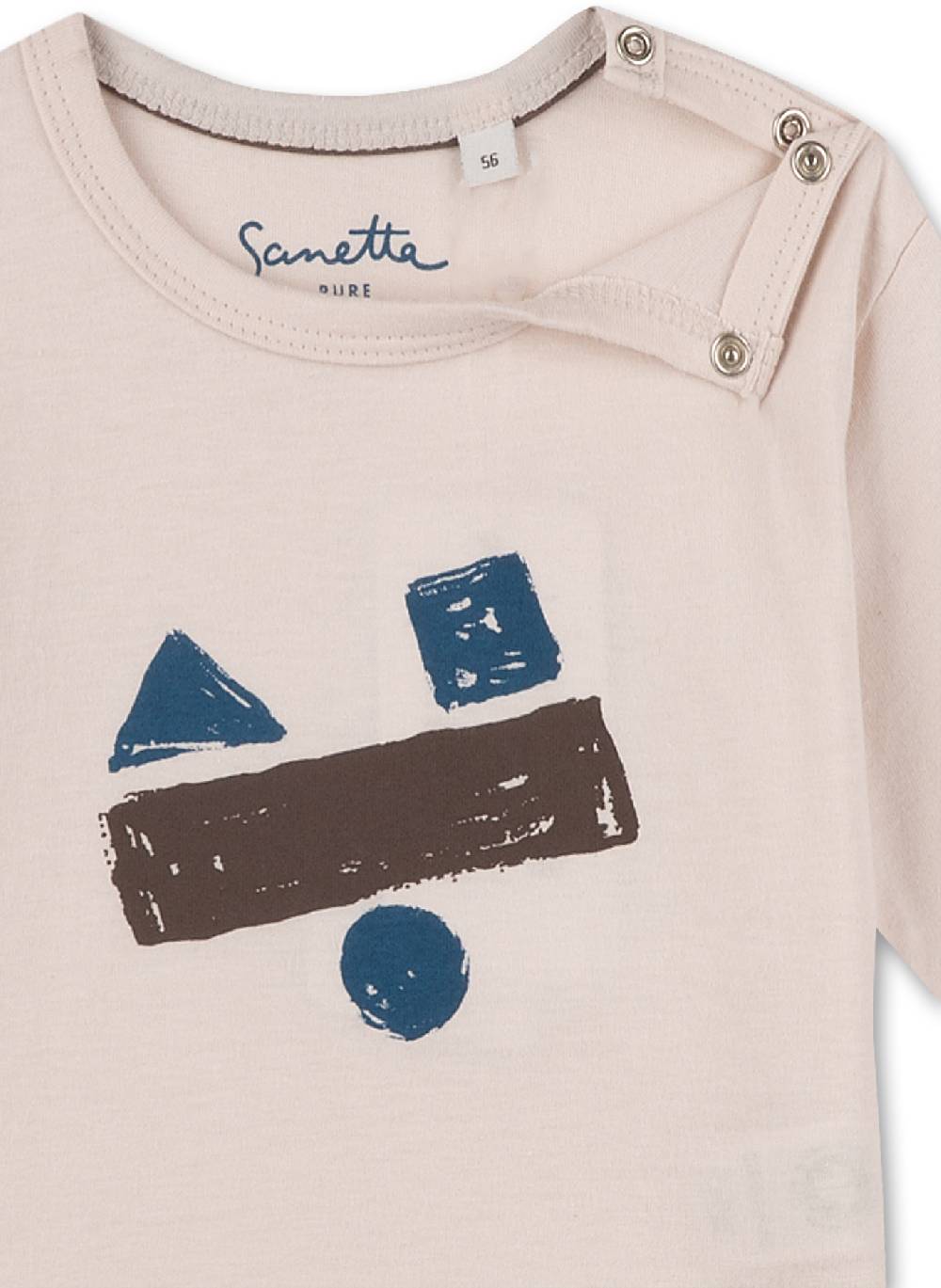 Sanetta Jungen-Shirt Langarm Beige
