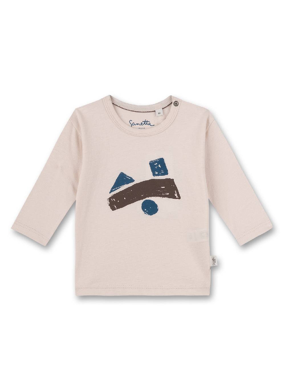 Sanetta Jungen-Shirt langarm Beige