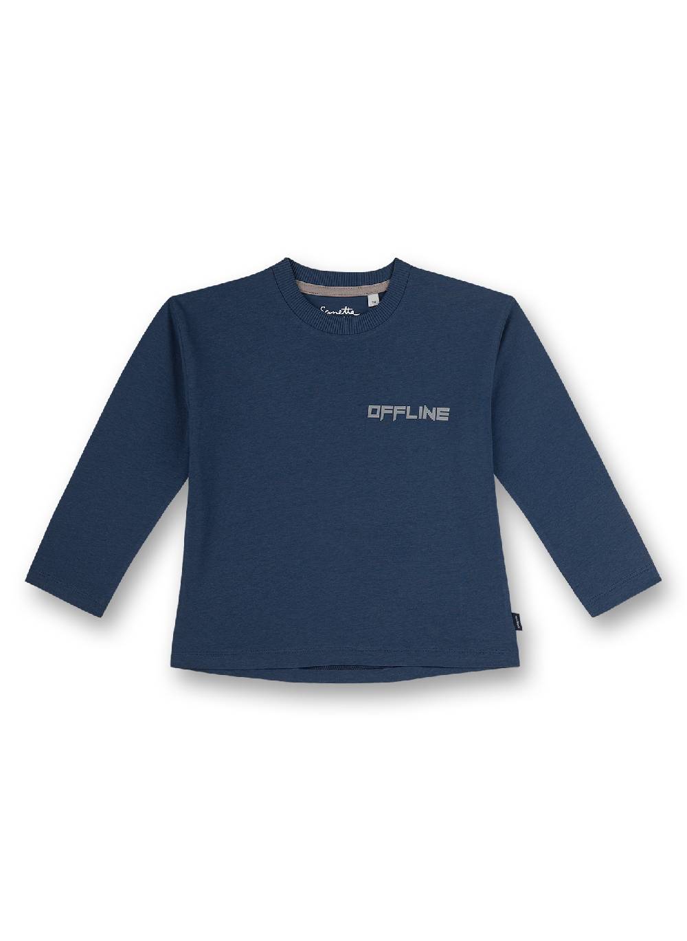 Sanetta Jungen-Shirt langarm Dunkelblau Music