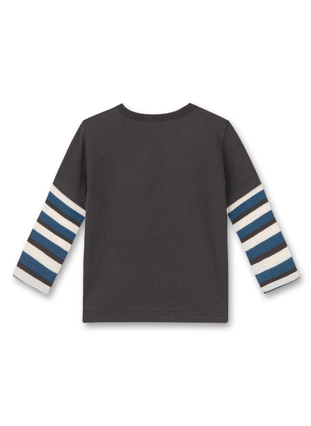 Sanetta Jungen-Shirt Langarm Dunkelgrau