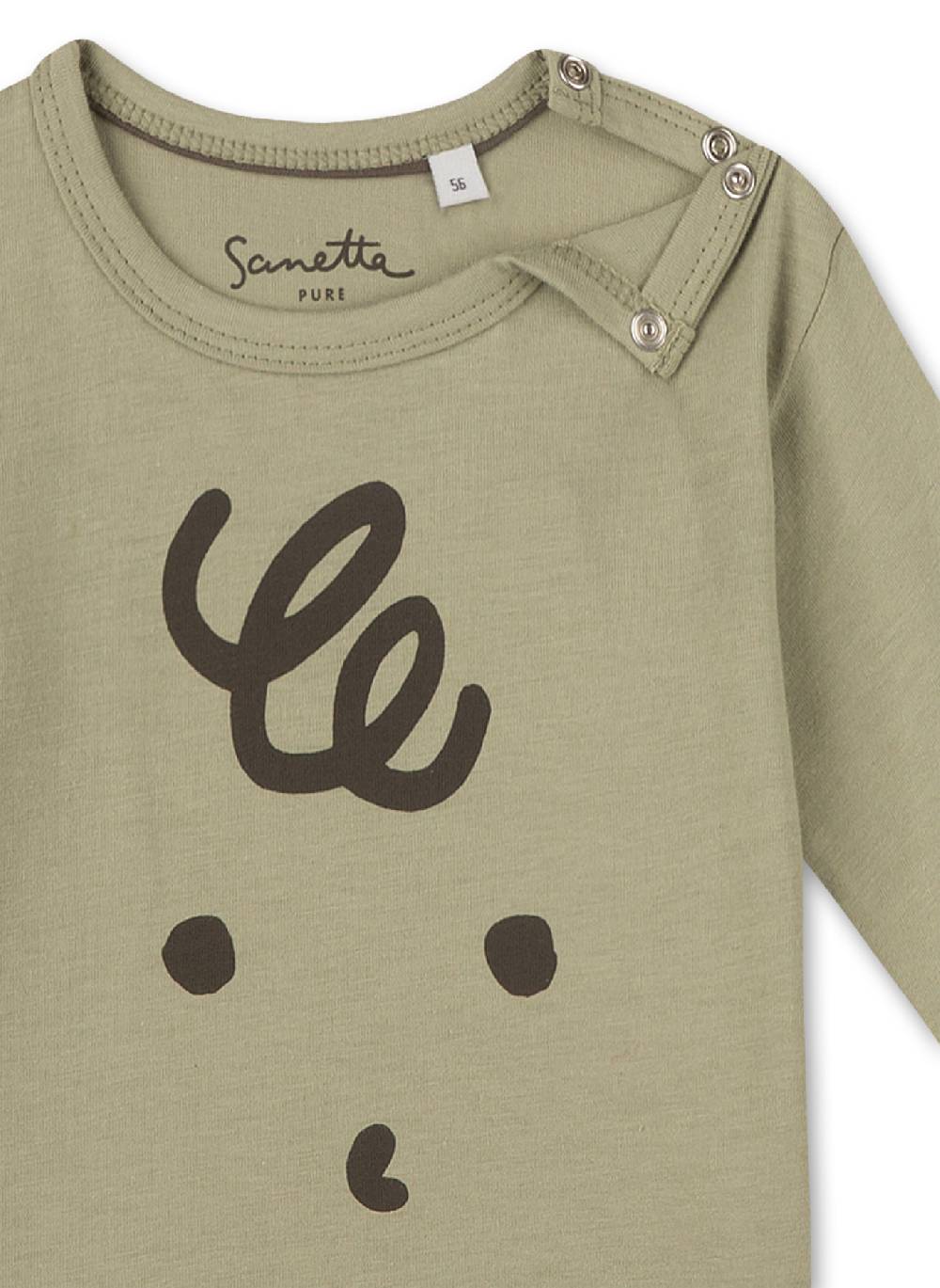 Sanetta Jungen-Shirt Langarm Grün