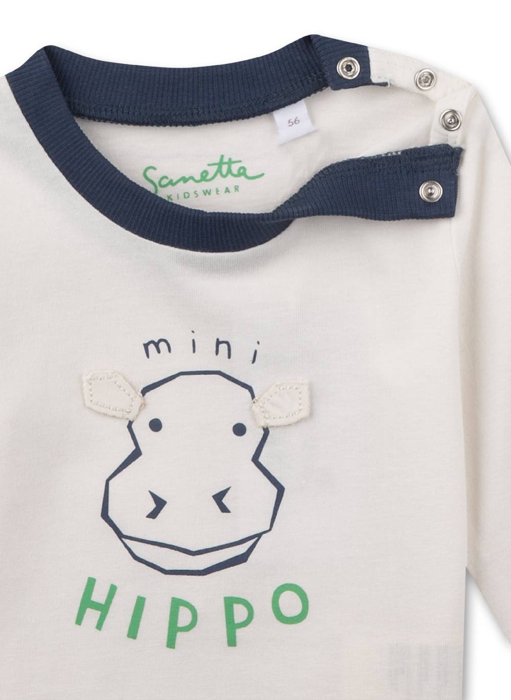 Sanetta Jungen-Shirt Langarm Off-White