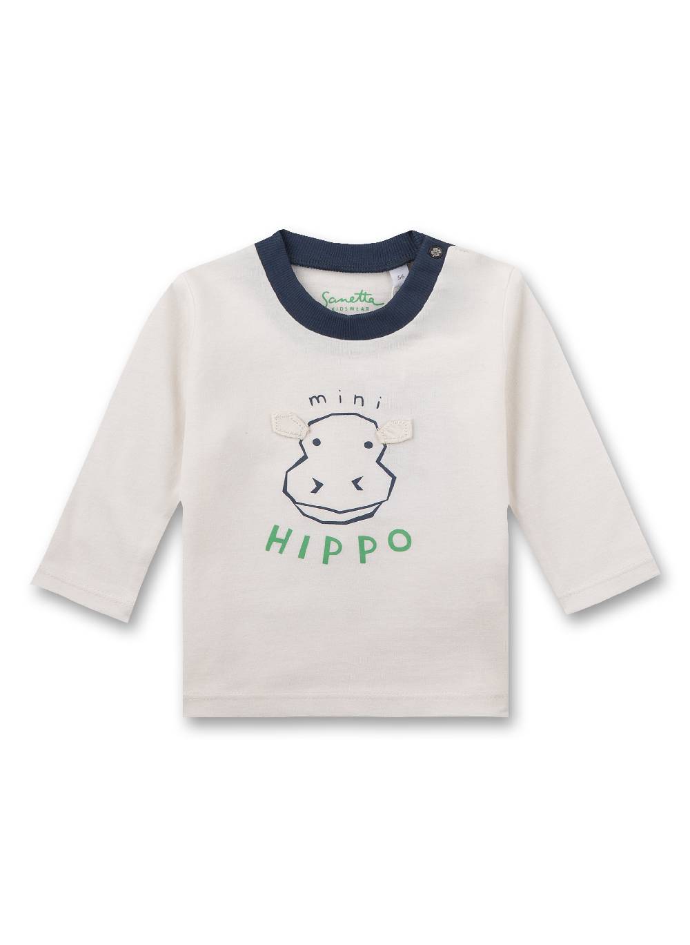 Sanetta Jungen-Shirt langarm Off-White