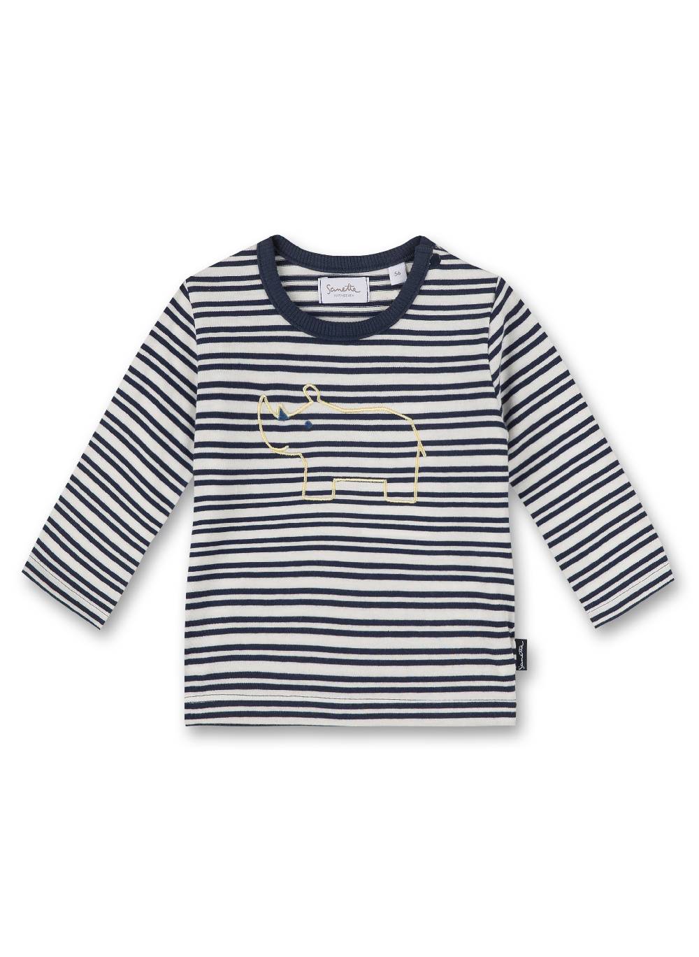 Sanetta Jungen-Shirt langarm Off-White