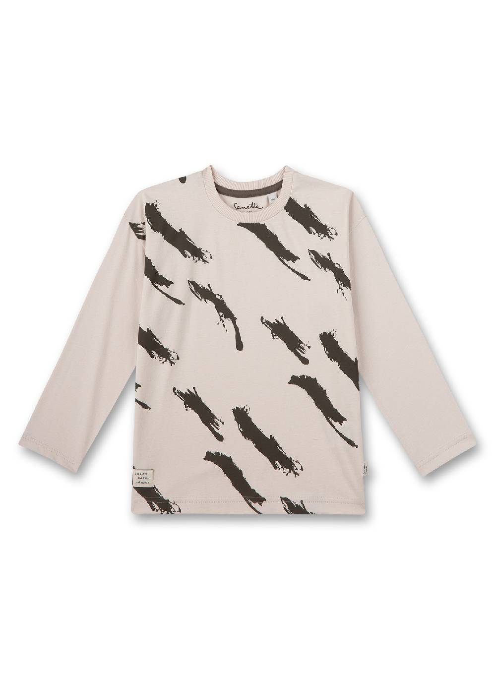 Sanetta Jungen-Shirt langarm Off-White