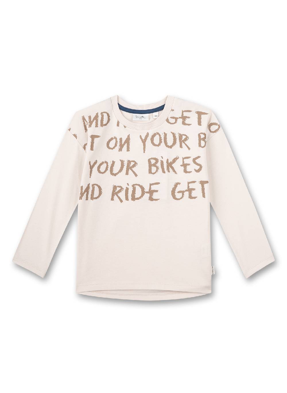 Sanetta Jungen-Shirt langarm Off-White