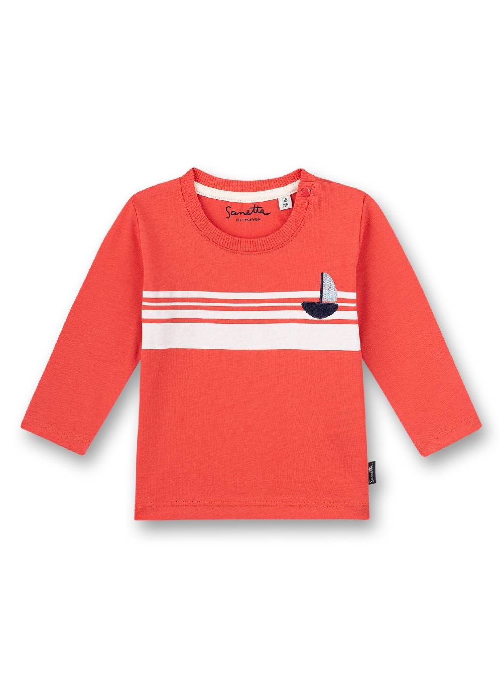Sanetta Jungen-Shirt langarm Rot Little Lobster