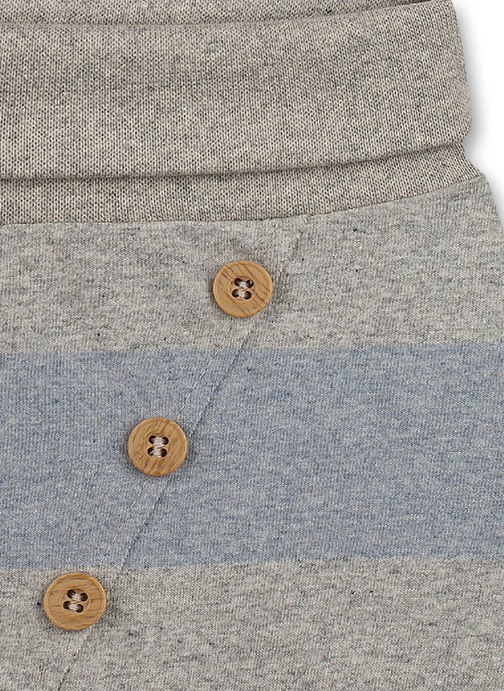 Sanetta Jungen-Shorts Blaumelange Ringel