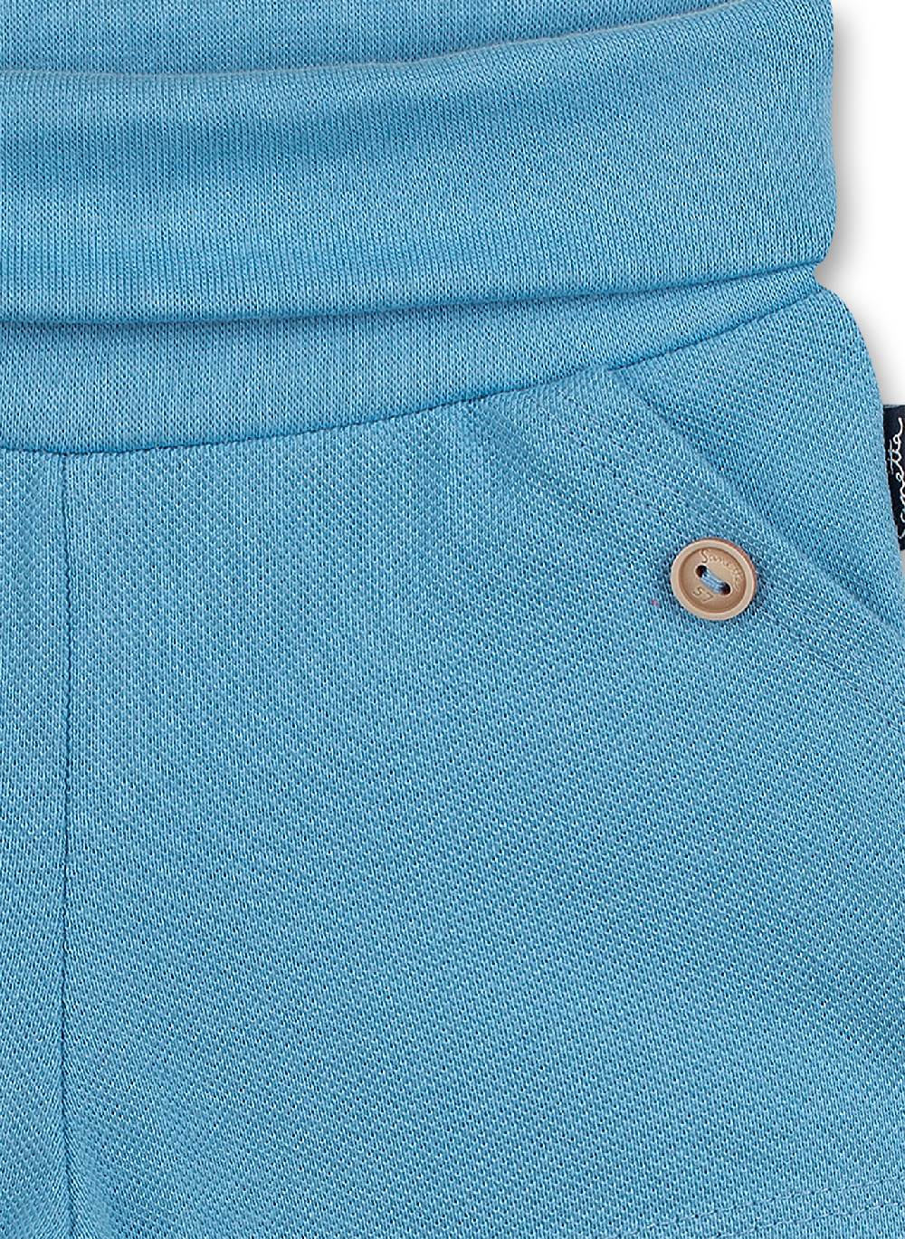 Sanetta Jungen-Shorts Hellblau Little Whale