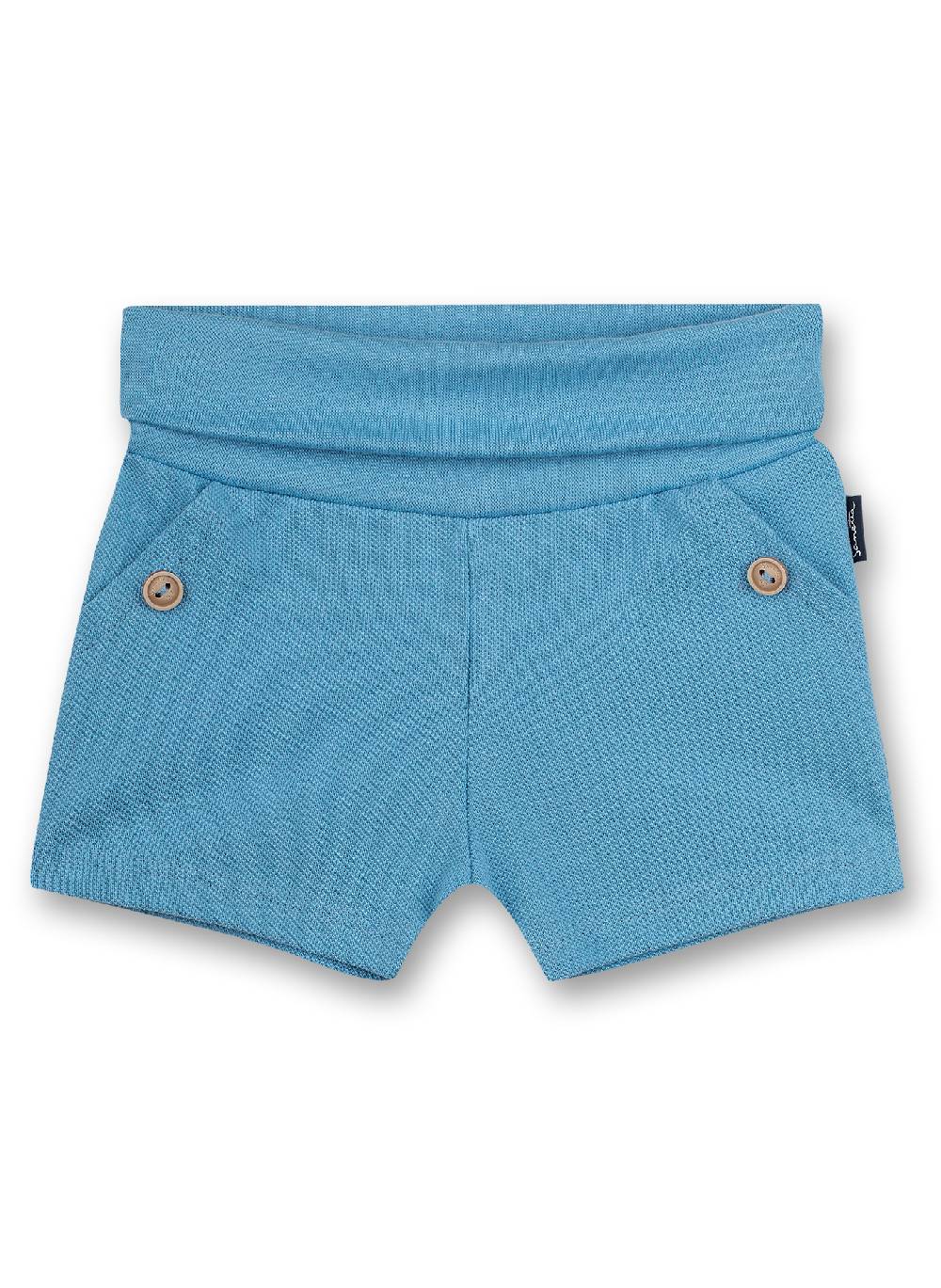 Sanetta Jungen-Shorts Hellblau Little Whale