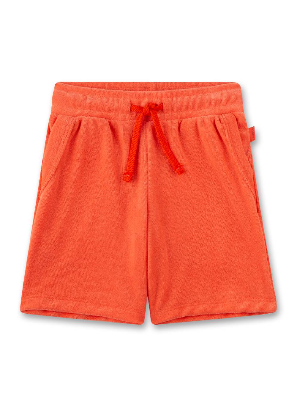 Sanetta Jungen-Shorts Orange aus Frottee
