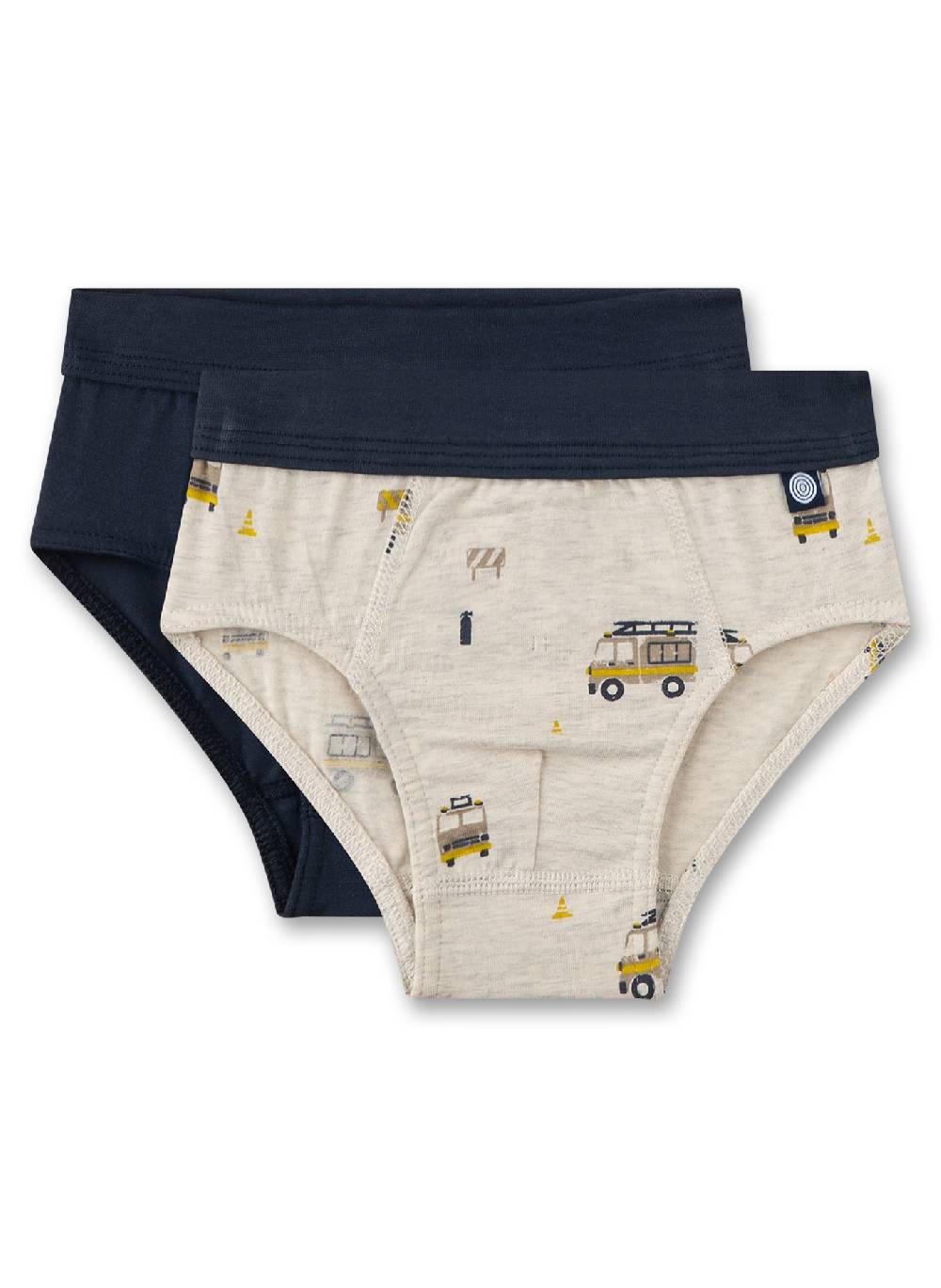 Sanetta Jungen-Slips (Doppelpack) Beige