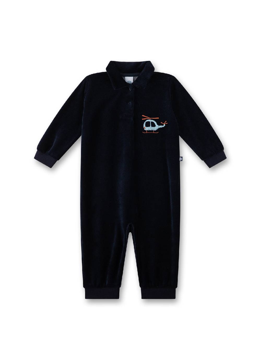 Sanetta Jungen-Strampler Blau aus Nicki