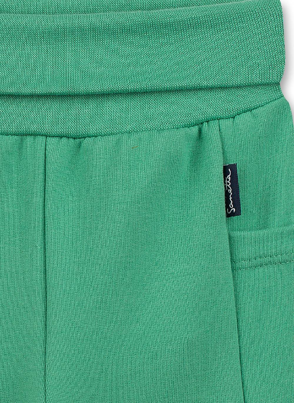 Sanetta Jungen-Sweahose Grün Little Whale