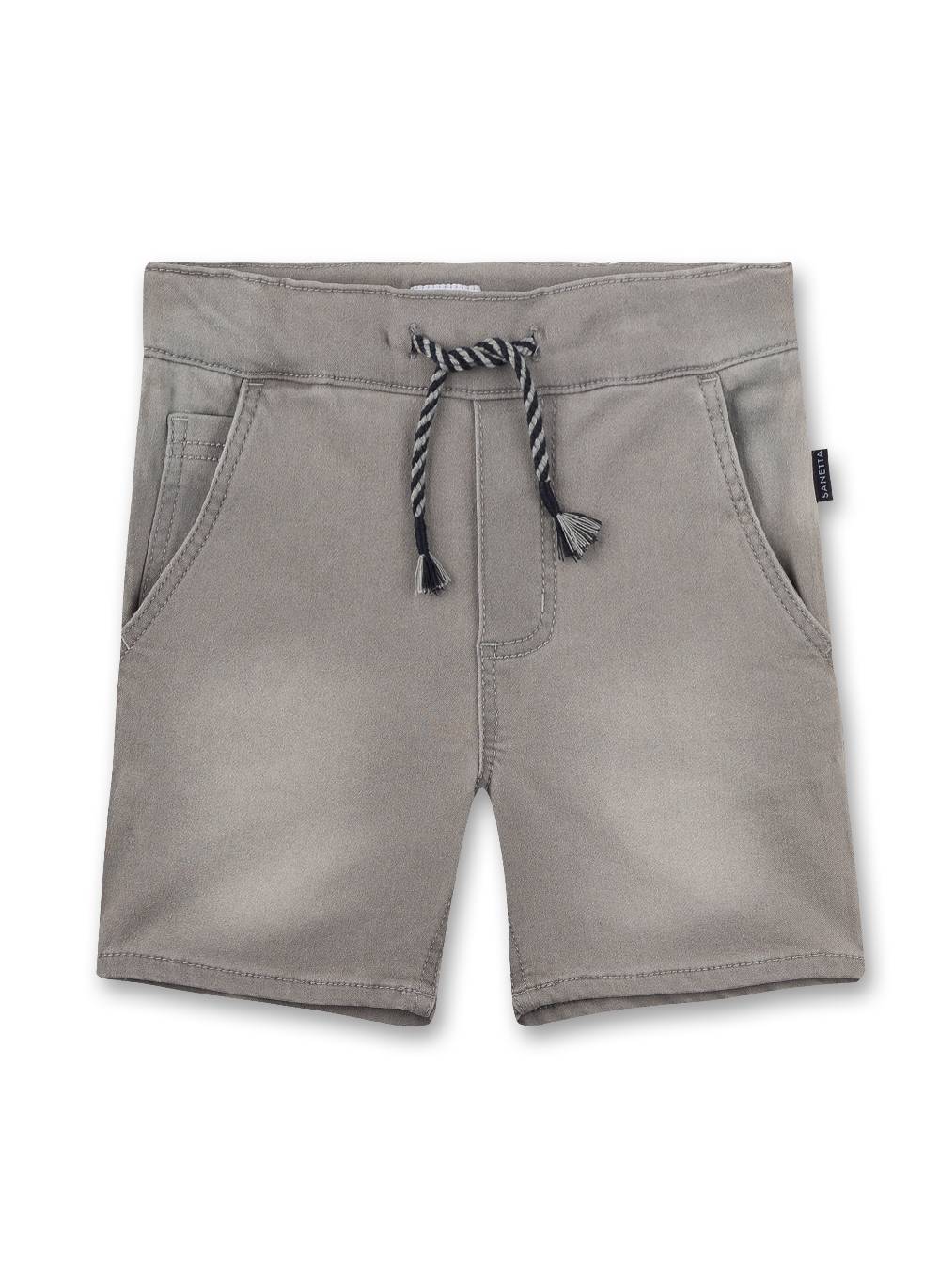 Sanetta Jungen Sweatdenim-Shorts Grau