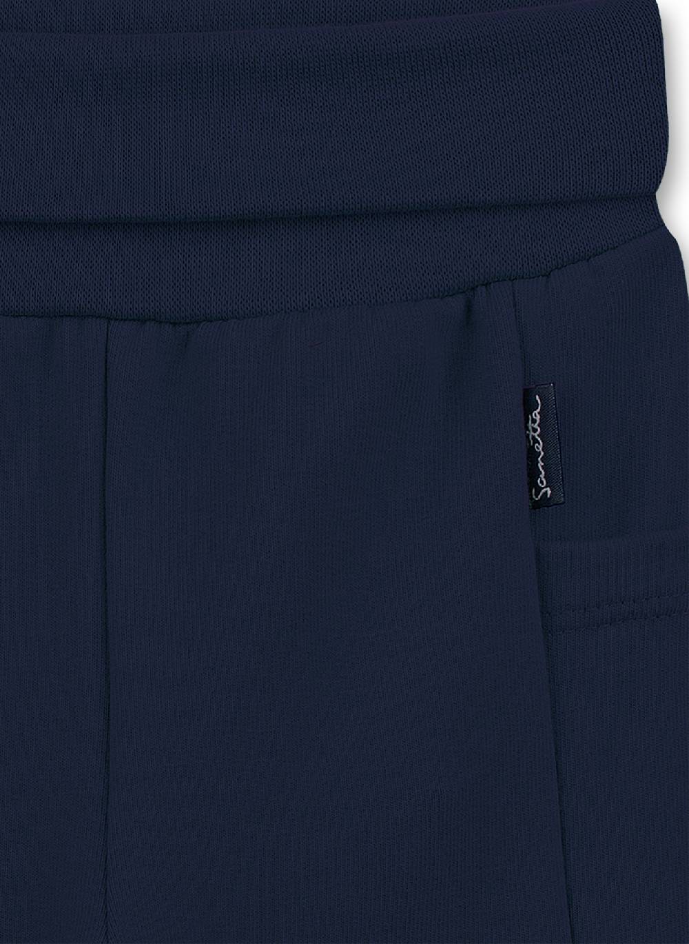 Sanetta Jungen-Sweathose Dunkelblau Little Whale