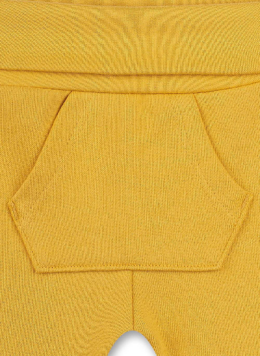 Sanetta Jungen-Sweathose Gelb Little Builder