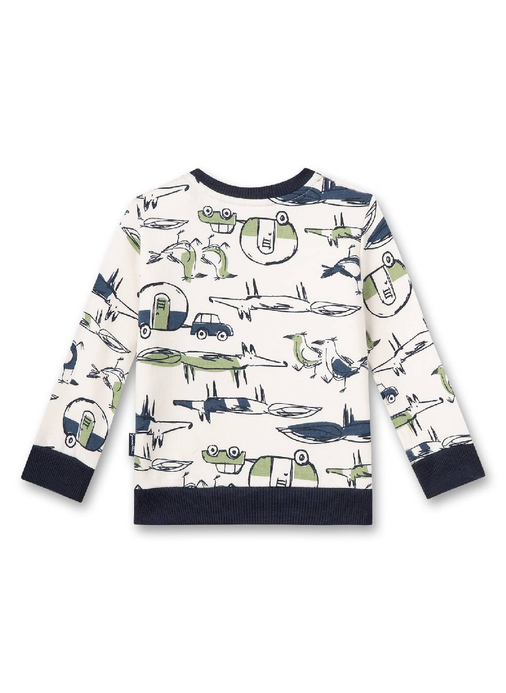 Sanetta Jungen-Sweathsirt Off-White