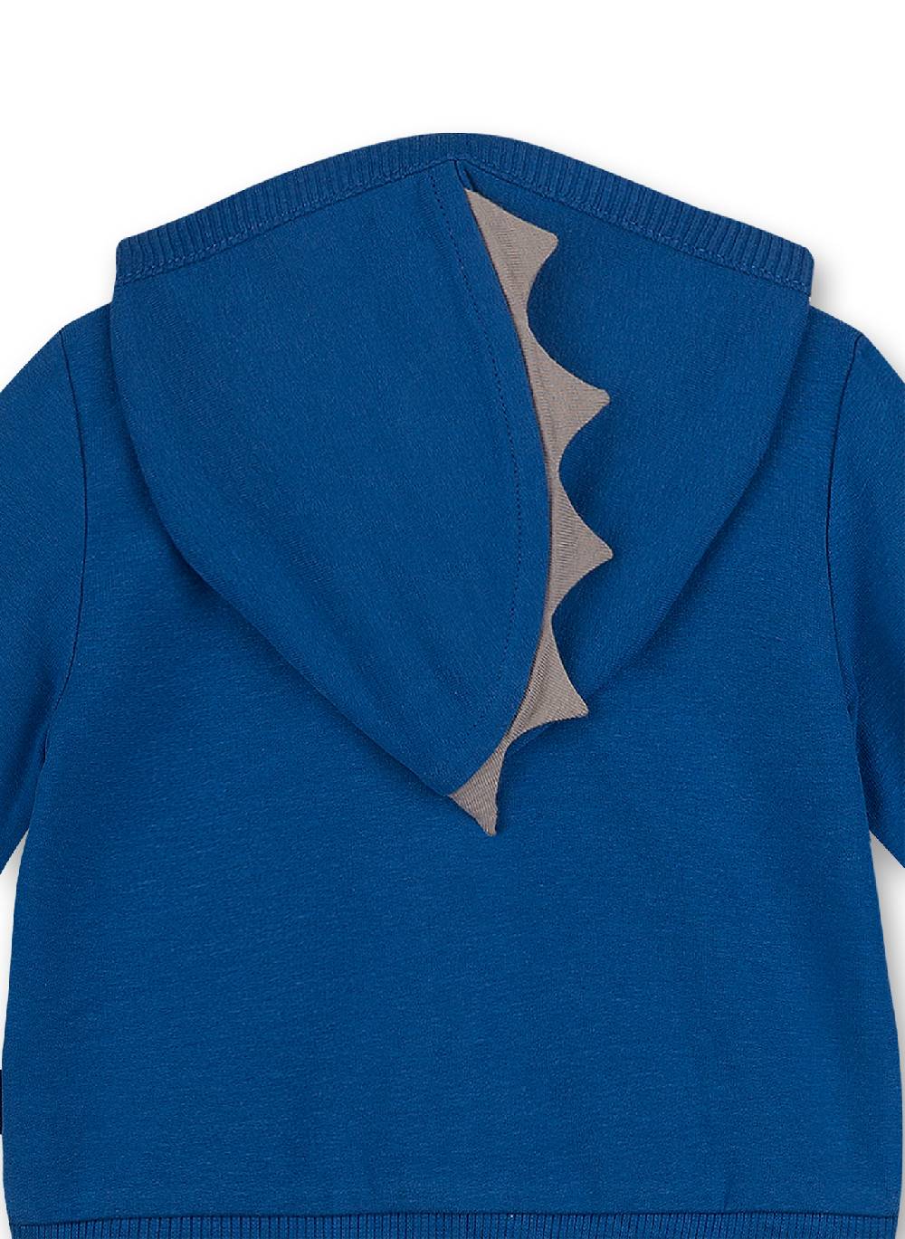 Sanetta Jungen-Sweatjacke Blau Dino