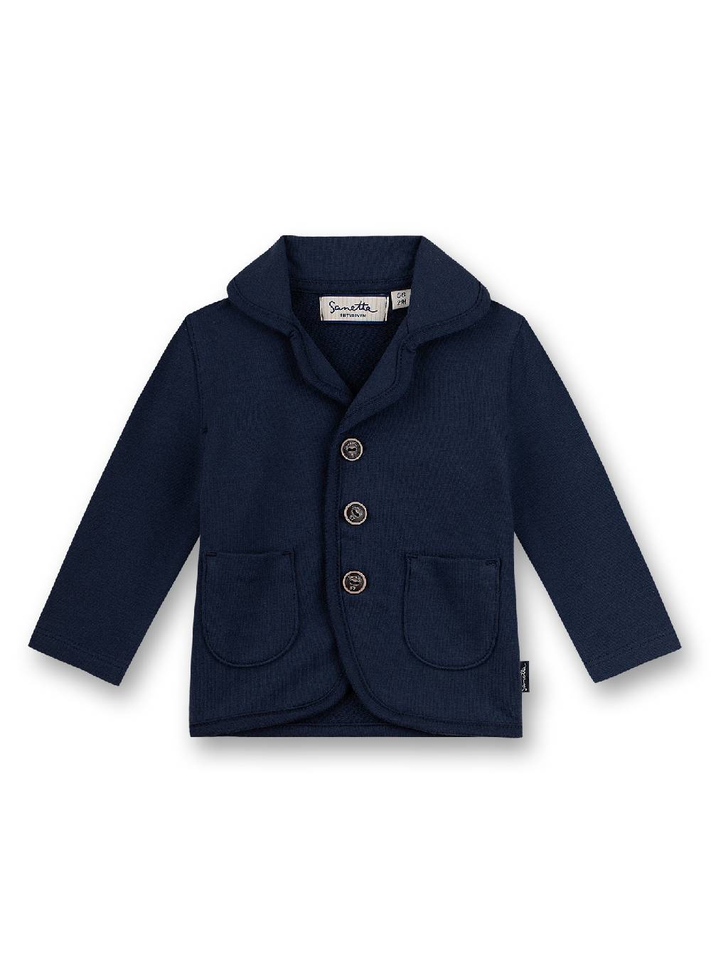 Sanetta Jungen-Sweatjacke Dunkelblau Little Whale