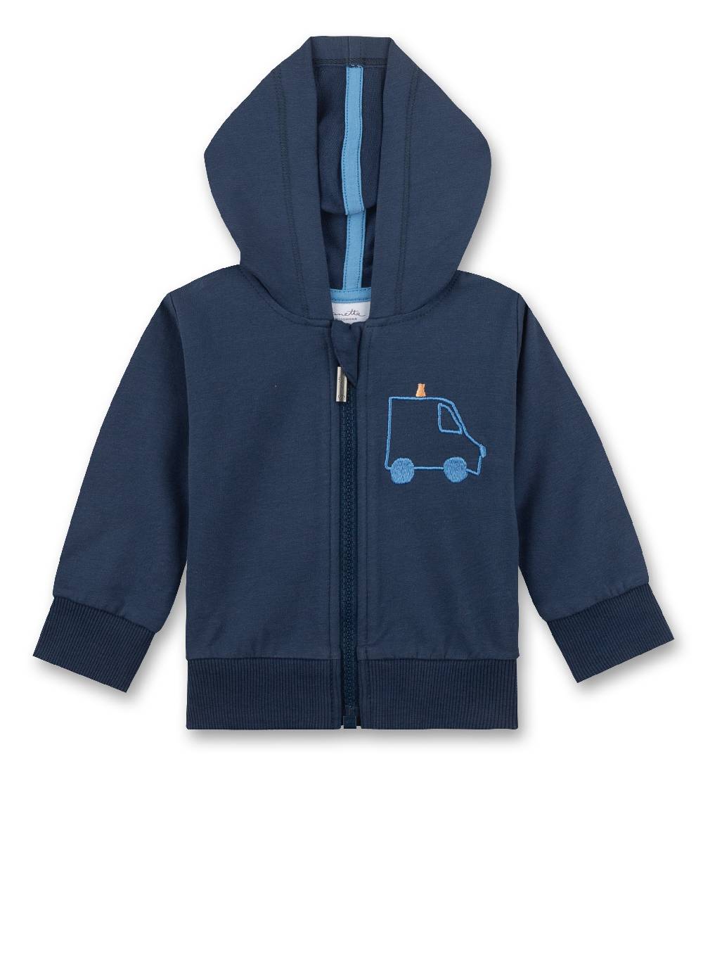 Sanetta Jungen-Sweatjacke Dunkelblau