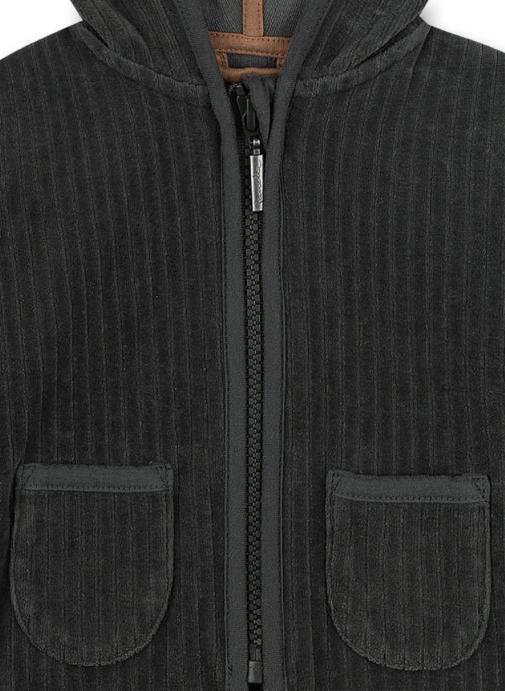 Sanetta Jungen-Sweatjacke Dunkelgrün