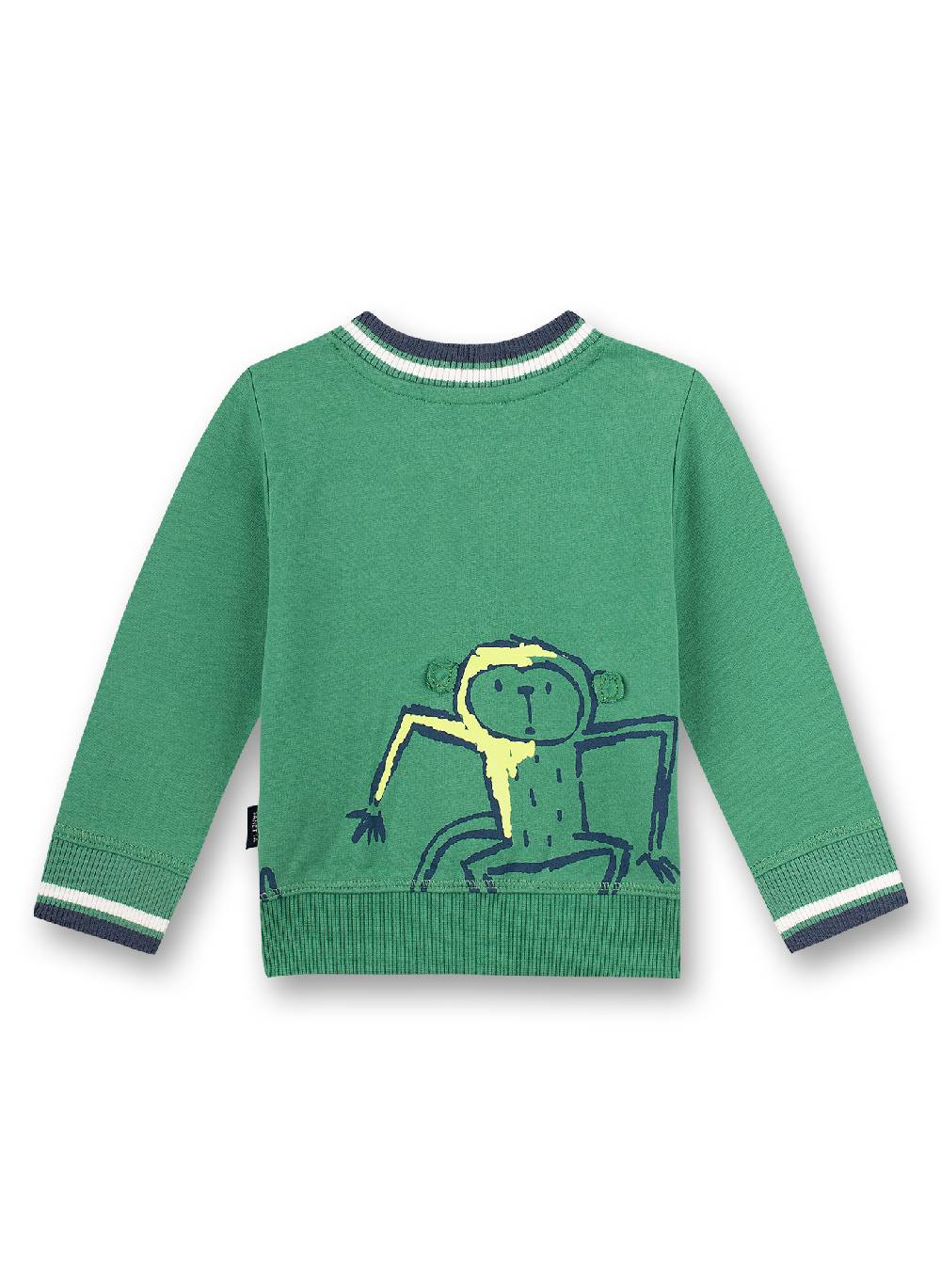 Sanetta Jungen-Sweatjacke Grün