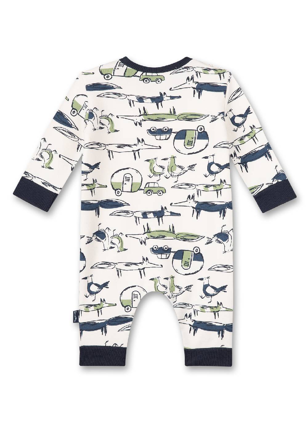 Sanetta Jungen-Sweatoverall Off-White