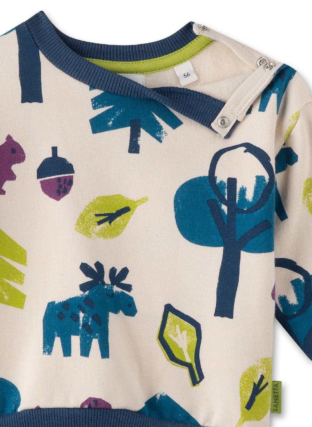 Sanetta Jungen-Sweatshirt Beige