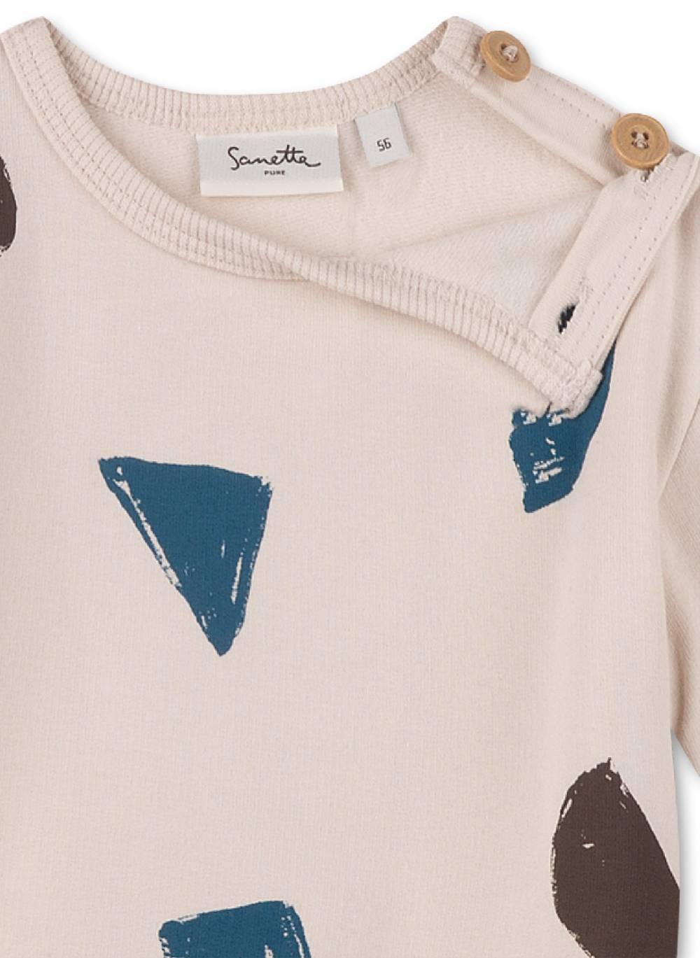 Sanetta Jungen-Sweatshirt Beige