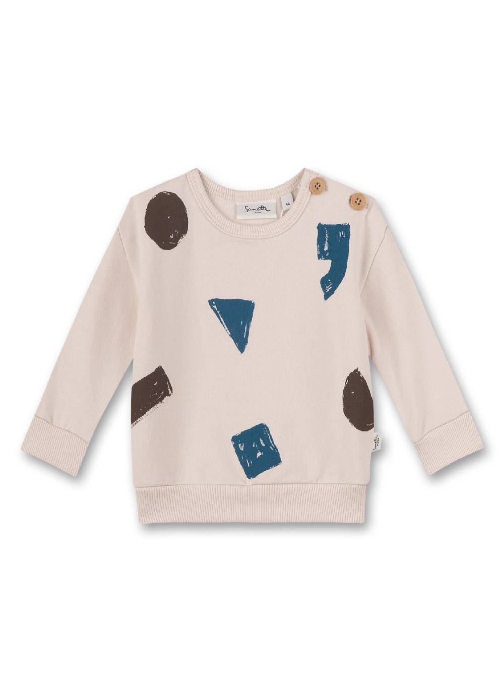 Sanetta Jungen-Sweatshirt Beige