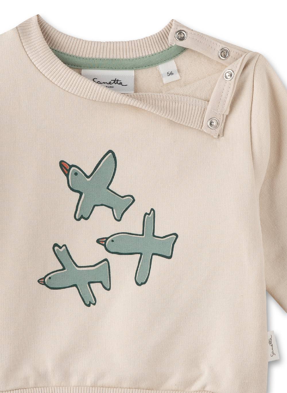 Sanetta Jungen-Sweatshirt Beige