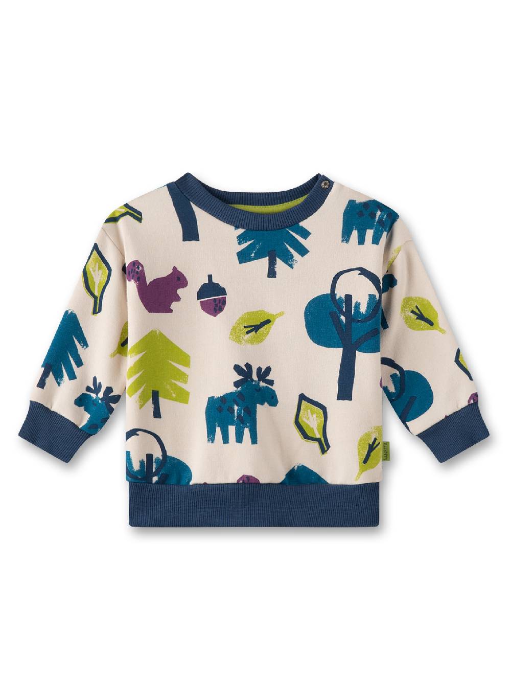 Sanetta Jungen-Sweatshirt Beige