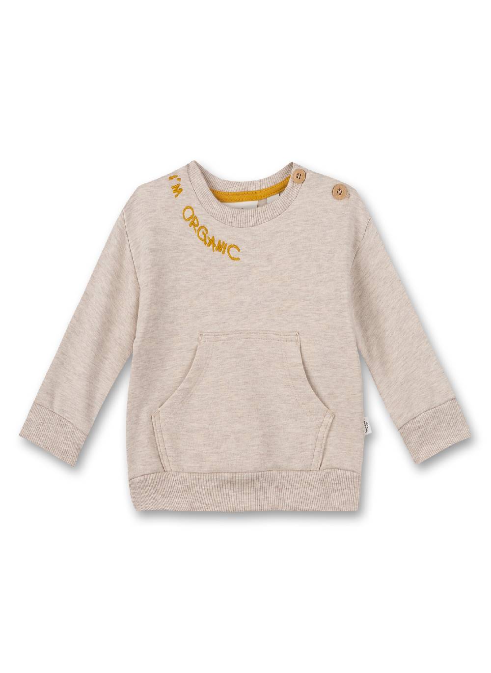 Sanetta Jungen-Sweatshirt Beigemelange