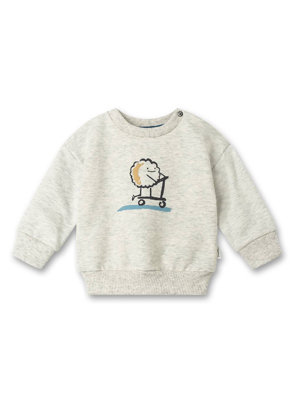 Sanetta Jungen-Sweatshirt Beigemelange