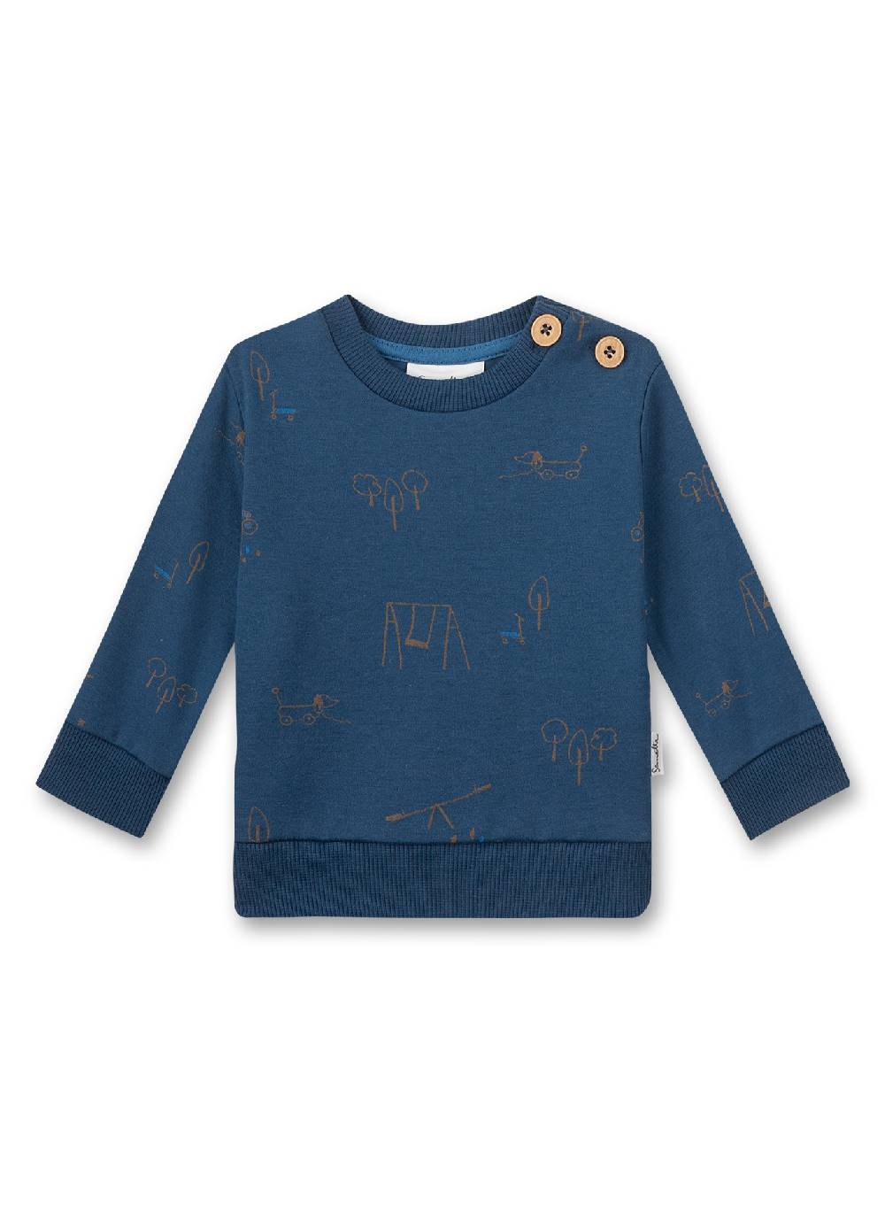 Sanetta Jungen-Sweatshirt Blau